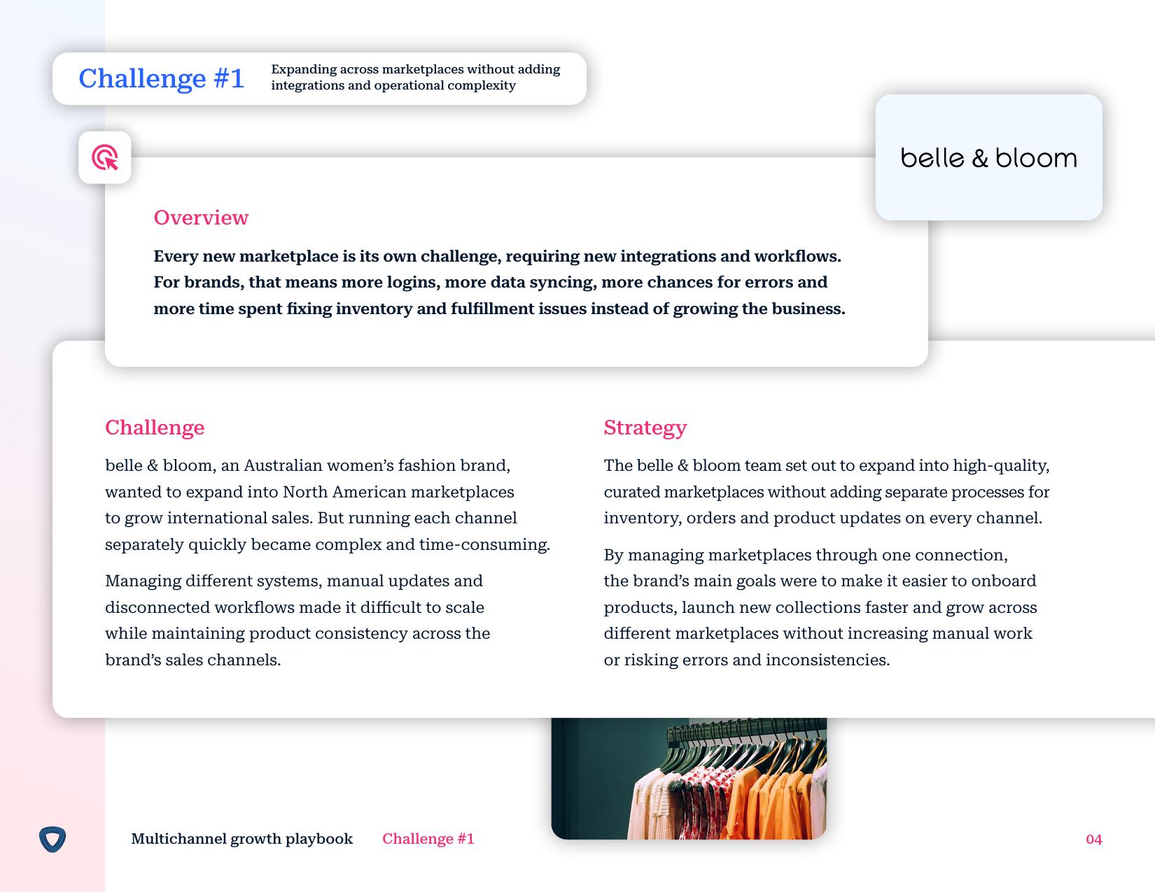 Playbook page 4 — Challenge 01 — belle & bloom